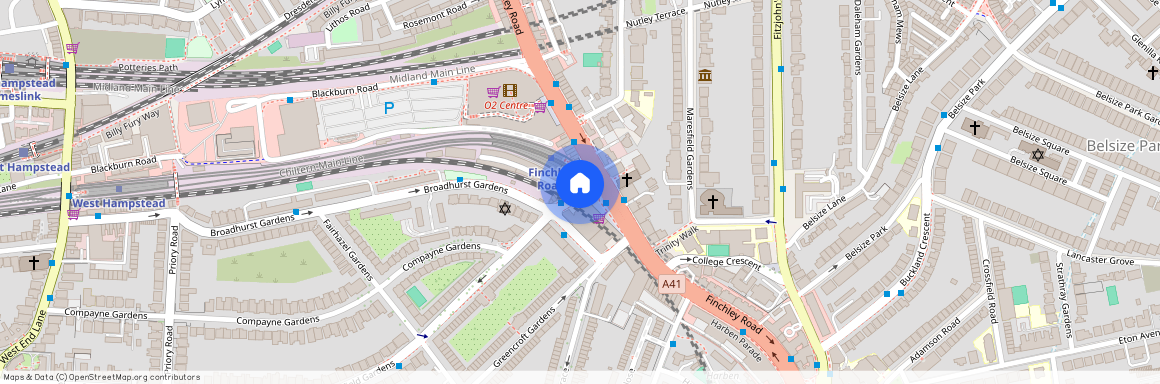 Canfield Gardens, South Hampstead, London