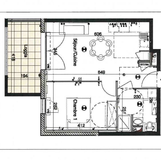 Appartement 2 Pièces 39 m² - Photo 1