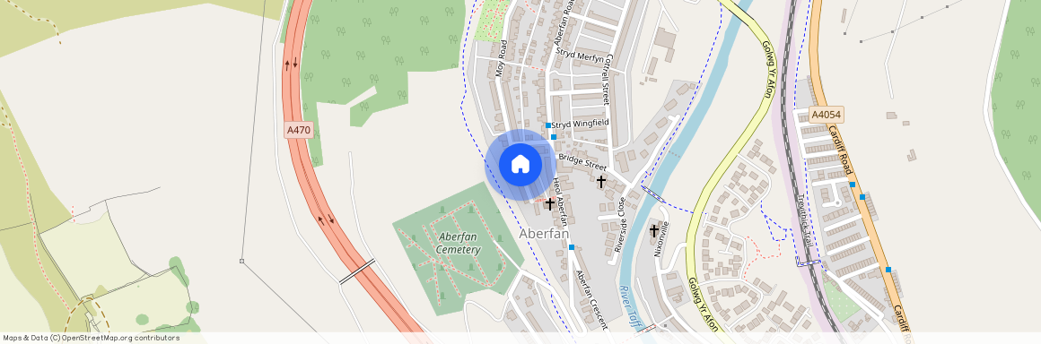 Coronation Place, Aberfan, Merthyr Tydfil, CF48