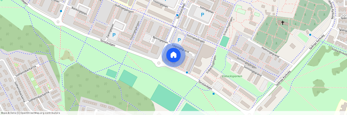 Uppingegränd 16, Tensta