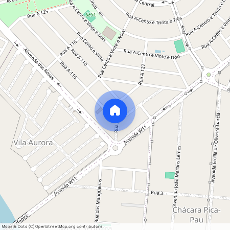 Rua A-116, 641, Parque Sagrada Família, Rondonópolis, Mato Grosso, 78735006