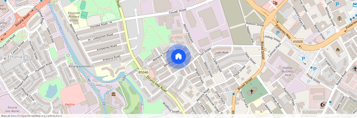 Whitmore Street, Stoke-on-Trent, Staffordshire, ST1