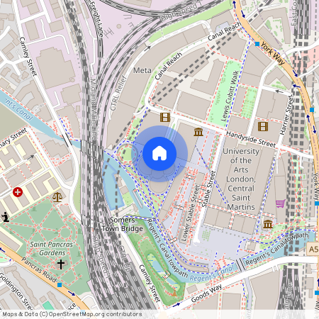 Gasholders Building, King's Cross, Islington, London, N1C