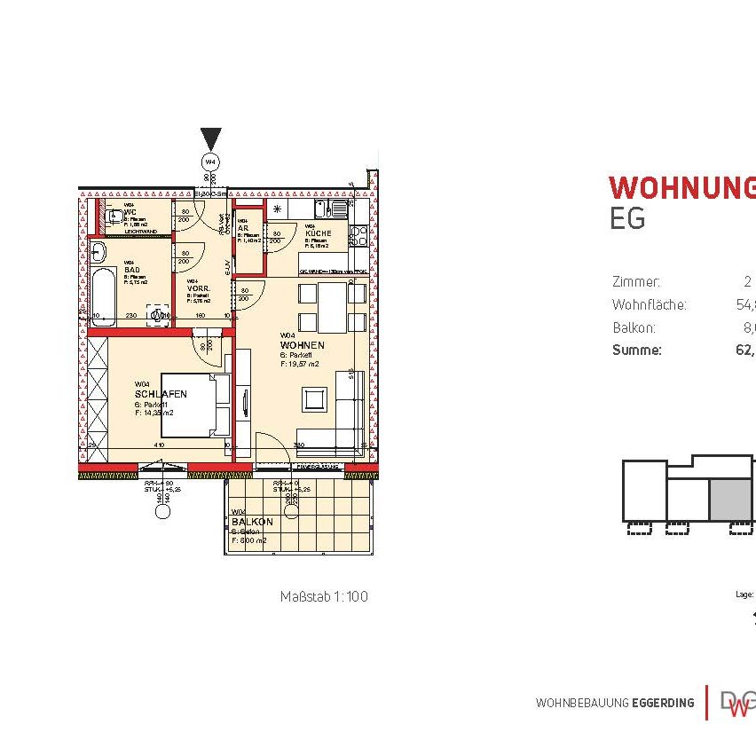 Wohnanlage der DWG Waldhang 8/4 4773 Eggerding - Photo 2