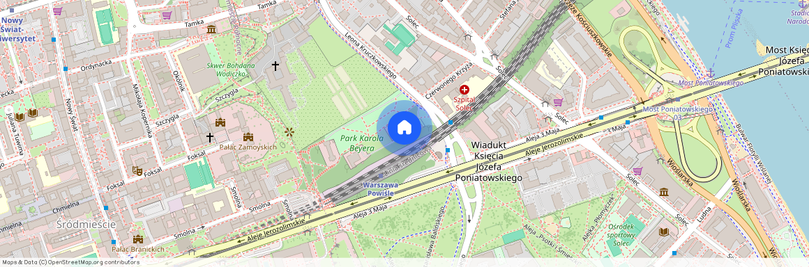 Śródmieście, Leona Kruczkowskiego, Powiśle, Warszawa