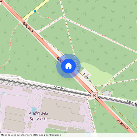ul. Bydgoska, Cierpice, Wielka Nieszawka, toruński, kujawsko-pomorskie