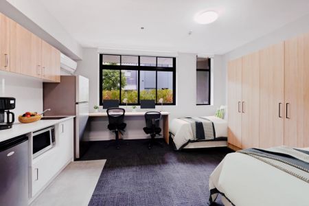 Deluxe Twin Share Studio (Washing/dryer combo machine supplied) - Photo 2