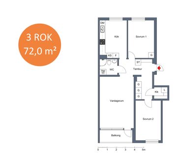 Västra Storgatan 7 D - Foto 4