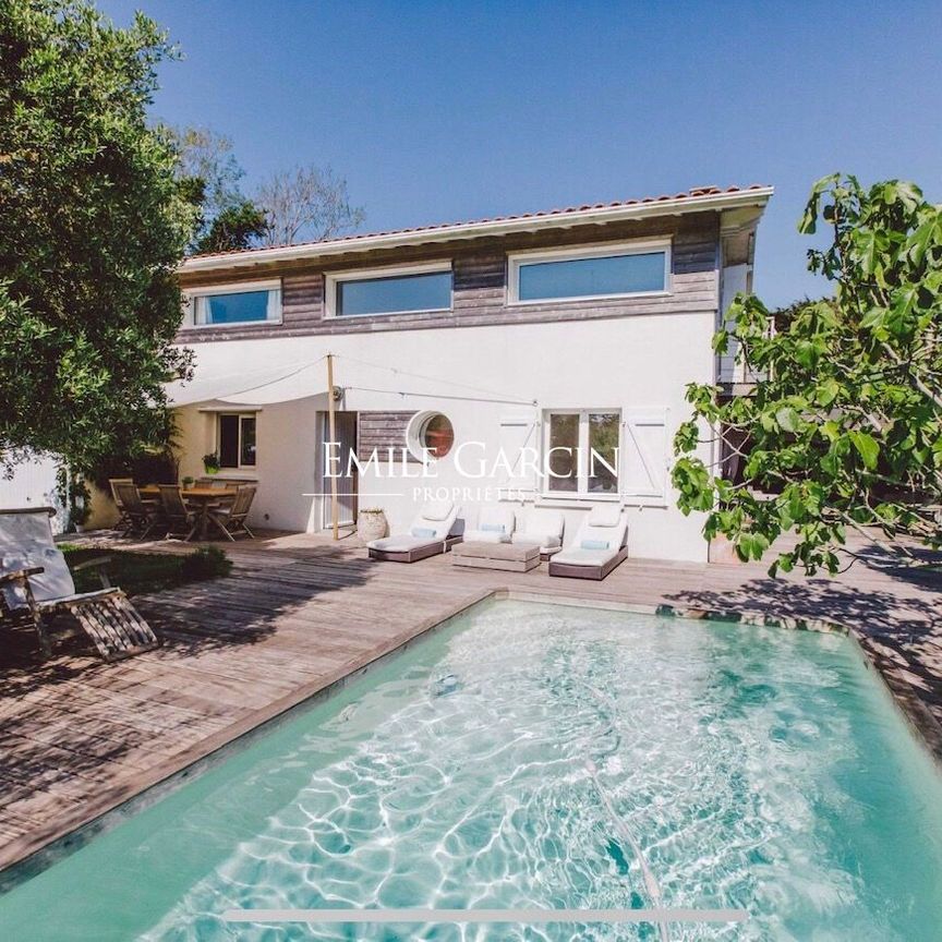 Maison à louer à Anglet, bel extérieur avec piscine chauffée. - Photo 1