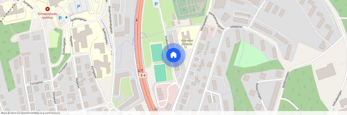 Valhalla, Örnsköldsvik, Västernorrland, Fridhemsvägen 4 C