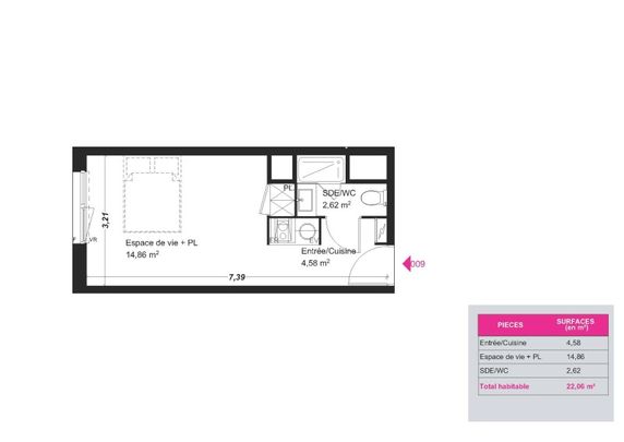 Location Appartement 1 pièce 22m² FRANQUEVILLE ST PIERRE 76520 - Photo 1