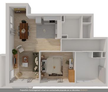 location Appartement T3 DE 62.09m² À LIEUSAINT - Photo 5