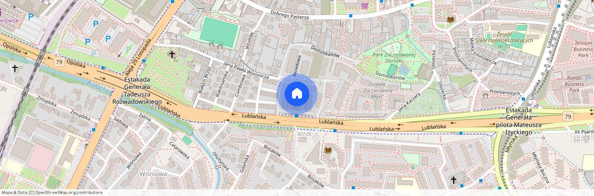 ul. Lublańska, Prądnik Czerwony, Prądnik Czerwony, Kraków, małopolskie