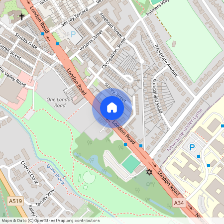 London Road, Newcastle-under-Lyme, ST5