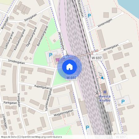 Järnvägsgatan, Krylbo