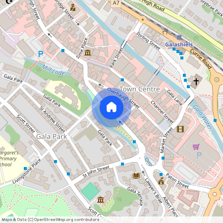 Bank Street, Galashiels TD1