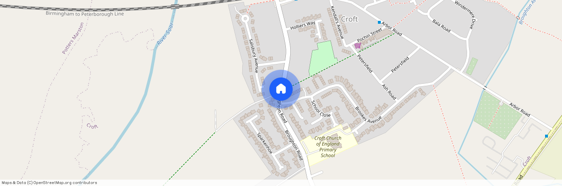Broughton Road, Croft, Leicester