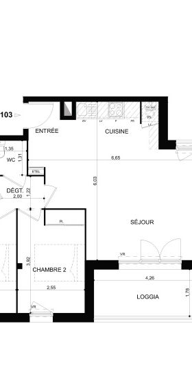 Location Appartement 62m² TOULOUSE 31200 - Photo 2