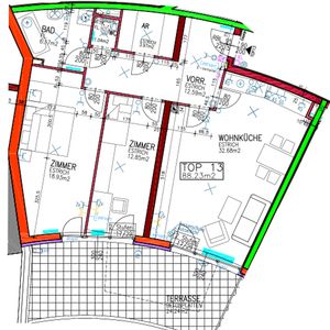 Wohnung in Horn - Foto 2