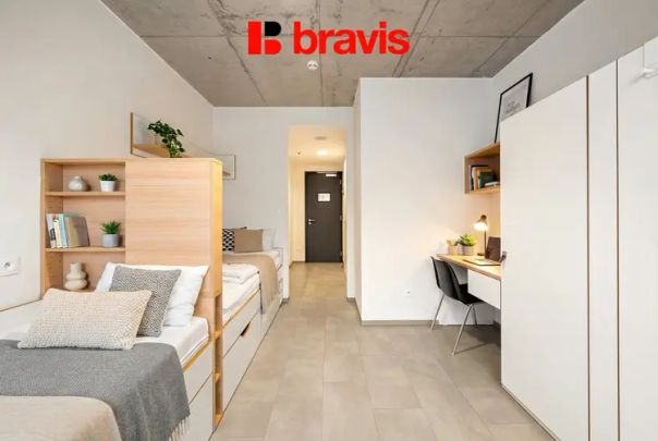 Pronájem moderního 1+kk, Brno - Trnitá, ulice Dornych, polyfunkční rezidence - Photo 1