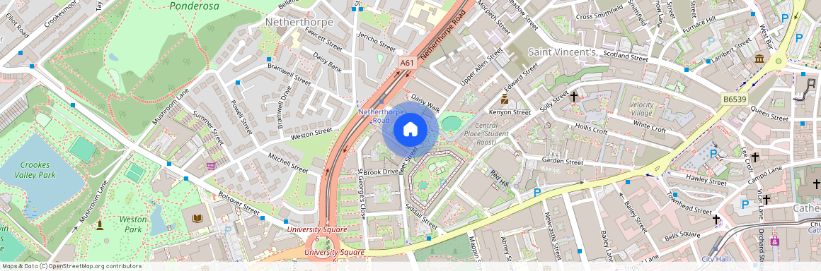 1 St Georges Walk, City Centre, Sheffield, S3