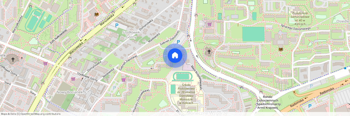 ul. Mieczysławy Ćwiklińskiej, Osiedle Słoneczne Wzgórze, Kielce, świętokrzyskie