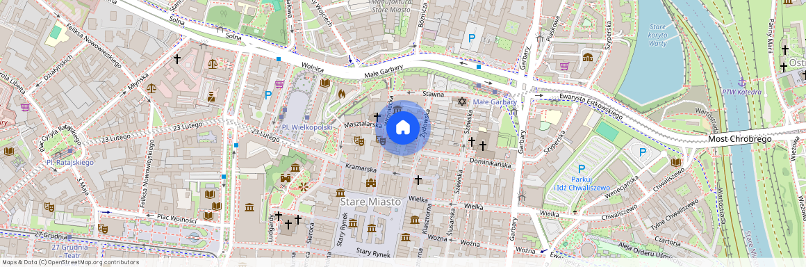 ul. Modra, Centrum, Stare Miasto, Poznań, wielkopolskie