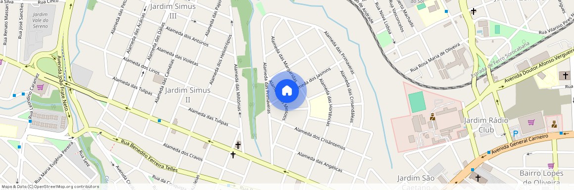 Alameda Dos Jasmins, 303, Sorocaba, Sorocaba - SP, 18055-240, Brazil