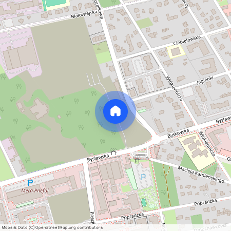 ul. Bysławska, Falenica, Wawer, Warszawa, mazowieckie