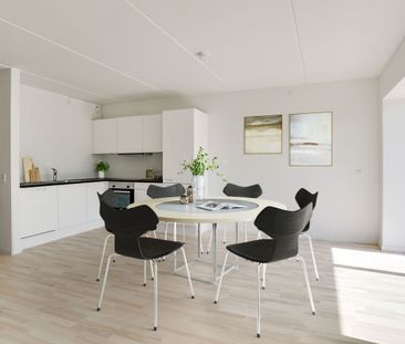 Egedal Stationsby - Dejlig 2 vær. lejlighed med stor privat terrasse - Photo 6