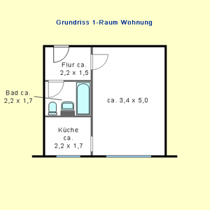 Einzug ab 01.01.2025 möglich. Ideale Singlewohnung – klein UND fein UND die EBK ist schon drin!! - Photo 2