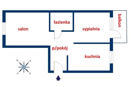 2 pok. z balkonem przy stacji metra Ursynów - Фото 2