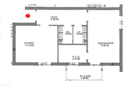 2-Zimmer-Wohnung im 3. Obergeschoss mit Balkon - Photo 5