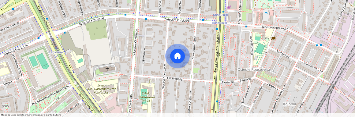 ul. Bolesława Chrobrego, Wrzeszcz Dolny, Gdańsk, pomorskie