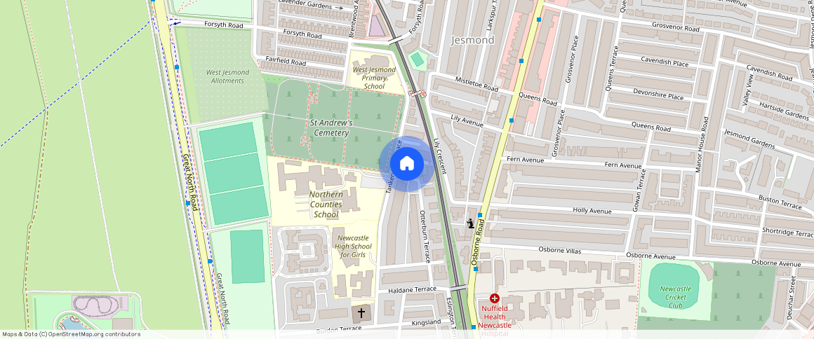 ** bedroom Flat to rent in Tankerville Place, Jesmond, Newcastle Upon Tyne, Ne2