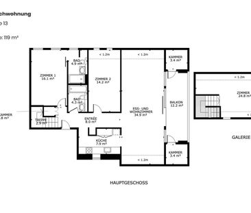 4.5 Zimmer, 140 m², 2. Stock - Photo 6