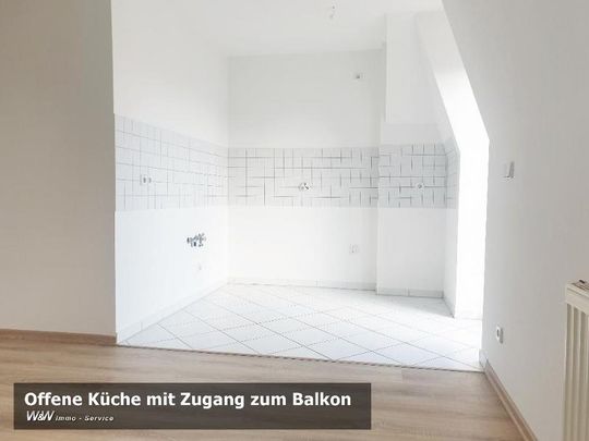 Helle, gemütliche 2-Raum Wohnung. Balkon mit tollem Ausblick. - Foto 1