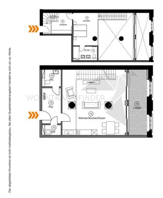 Exklusiver Wohntraum am Pelzmühlenteich - 2 Raum Maisonette Wohnung mit Stuck und vielen Extras - Photo 1