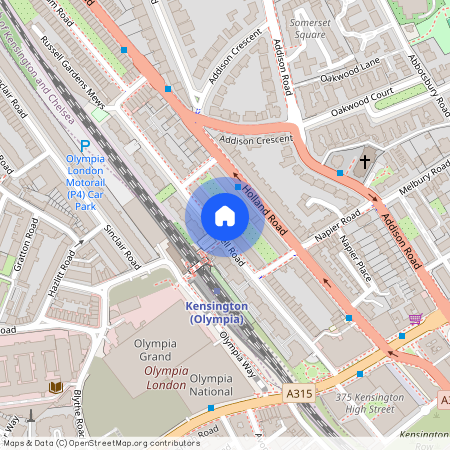 Russell Road, Kensington, W14