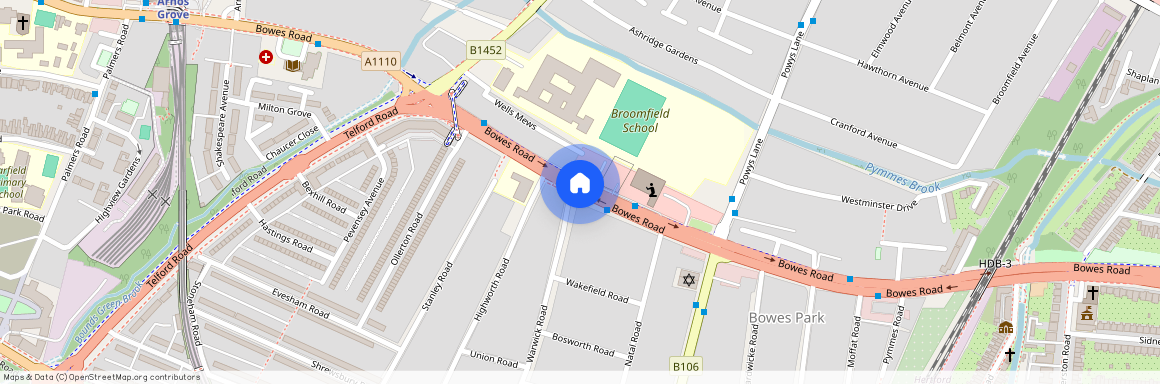 Bowes Road, N11, London