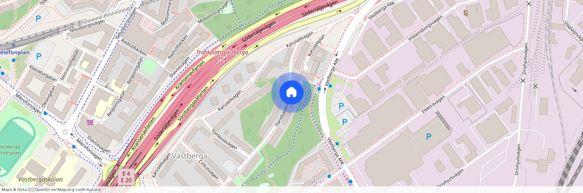 Västberga, Stockholm, Dansbanevägen 21