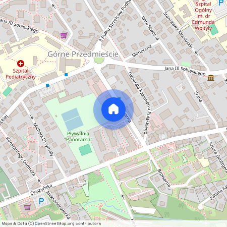 ul. Browarna, Górne Przedmieście, Bielsko-Biała, śląskie