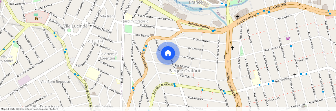 Rua Tanger, 118, Santo André, Santo André - SP, 09251-140, Brazil