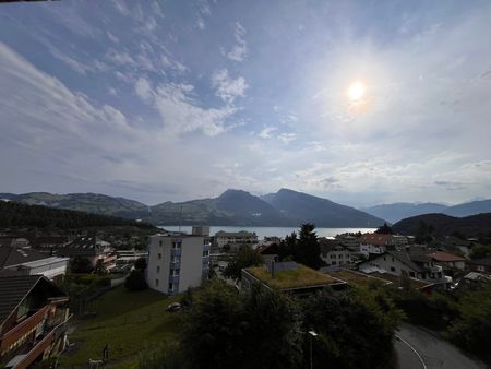 Charmante 3.5-Zimmer-Wohnung mit Balkon und Seeblick in Spiez - Photo 5