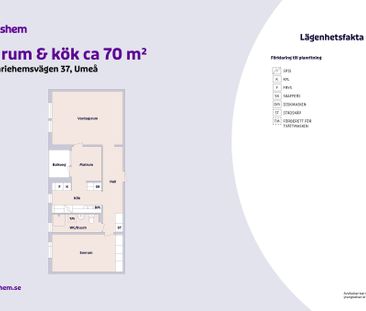 Mariehemsvägen 37 E, Umeå - Foto 1