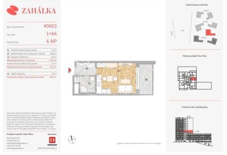 Byt 1+kk s prostornou terasou | Rezidence Zahálka - Фото 3