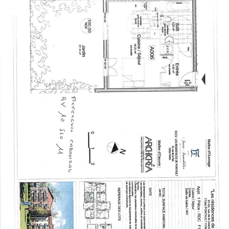Appartement T1 Pontault-Combault à louer - Photo 2