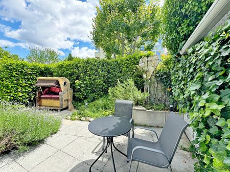 Moderne und möblierte 3,5-Zimmerwohnung mit idyllischem, sonnigen Gartensitzplatz - Foto 3