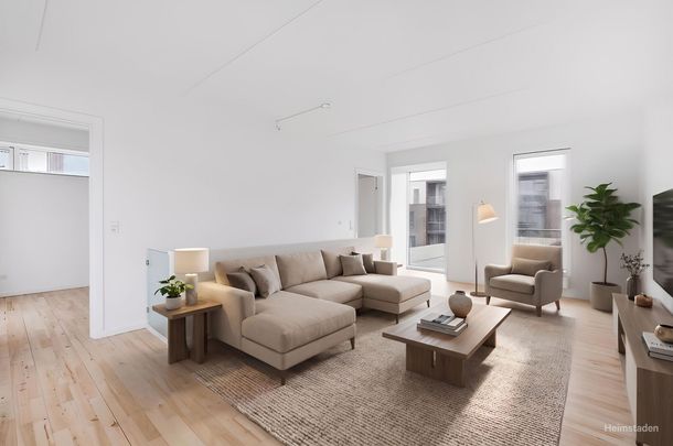 Sjældent rækkehus i to-plan med have & med alt i hårde hvidevarer - Foto 1