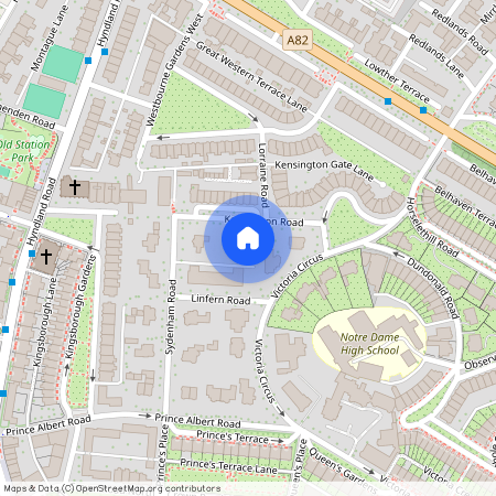 Kensington Road, Dowanhill, Glasgow, G12